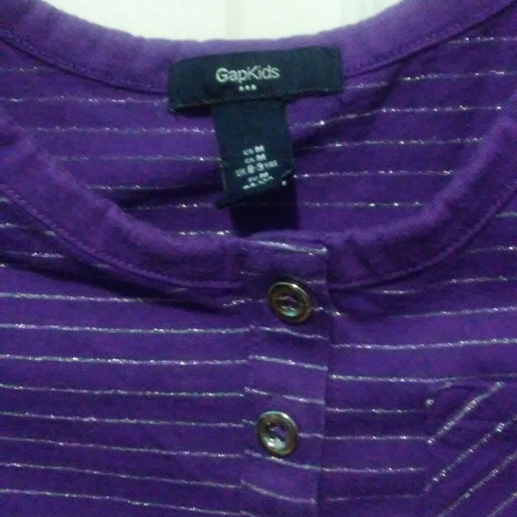 Blouse with stripes and glitter - Picture 3 of 3